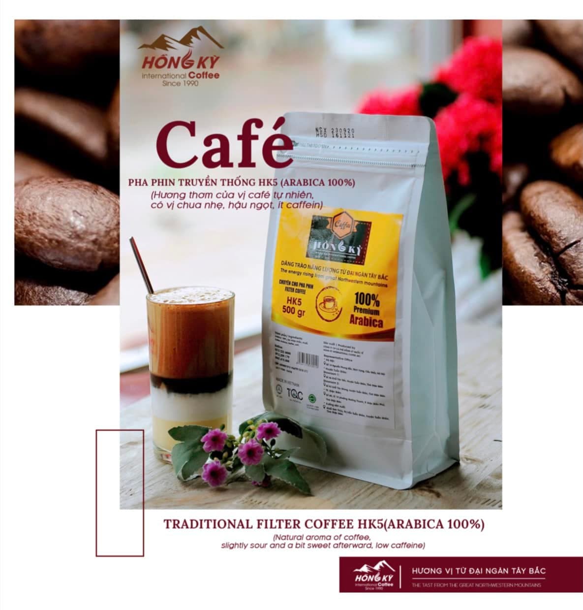 Cafe túi zip trắng HK5 đặc biệt — 4