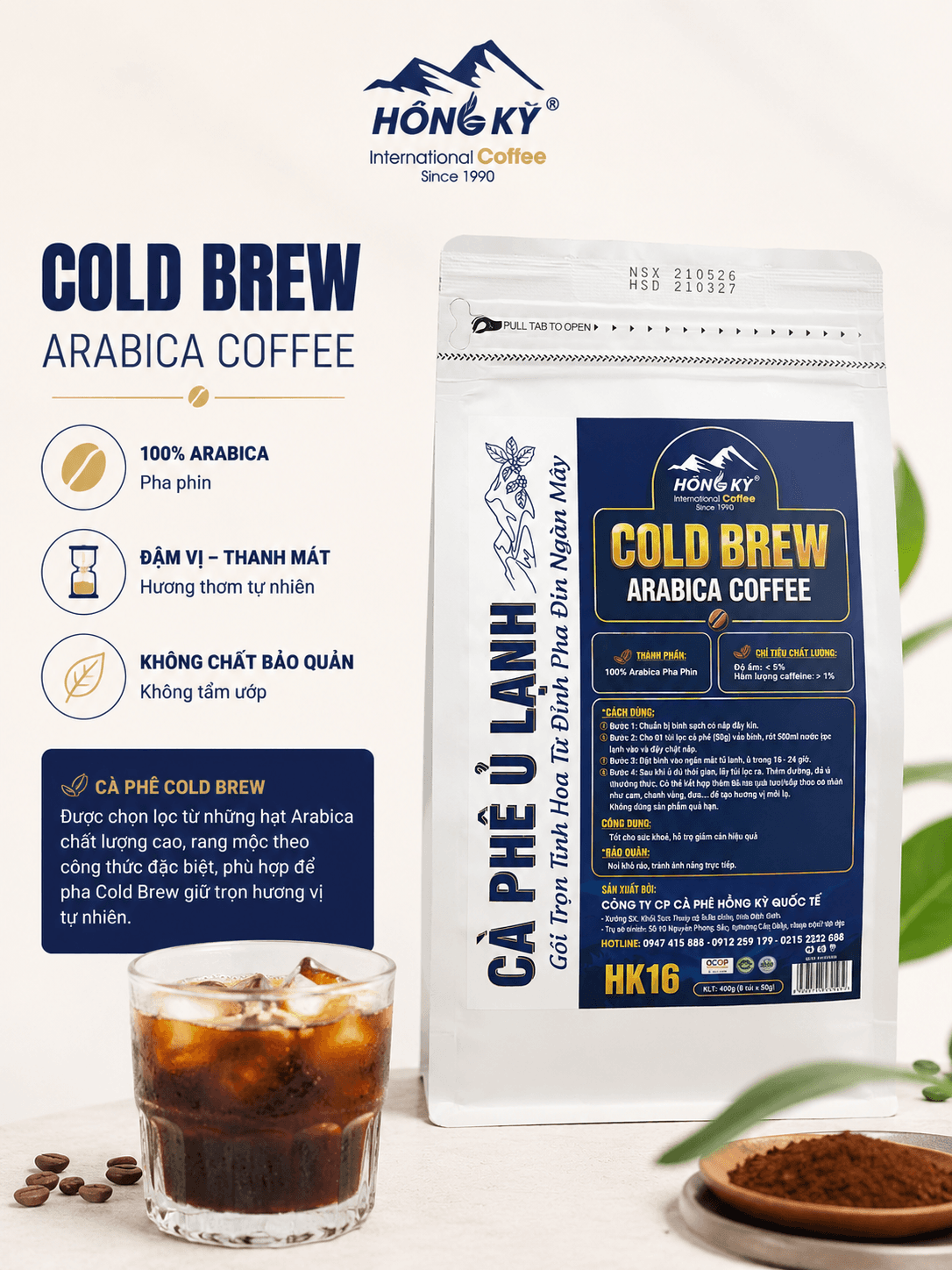Cafe ủ lạnh Cold Brew HK16 — 1