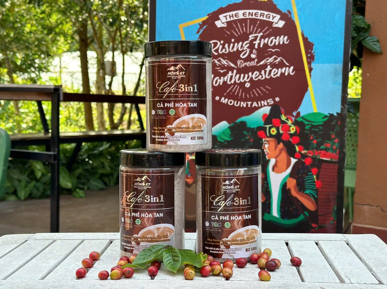 Cafe hòa tan HK3in1 loại 500g — 1