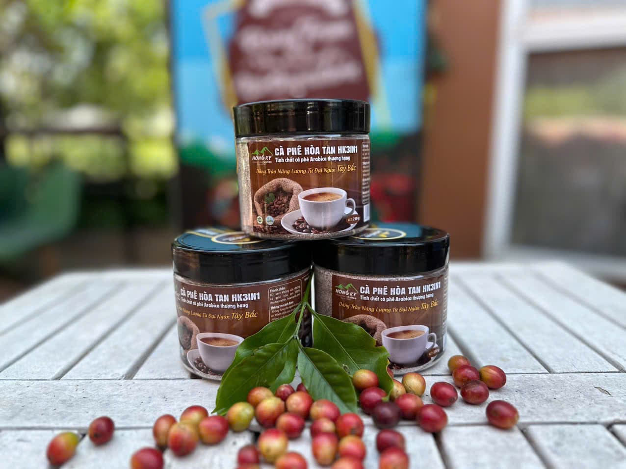 Cafe hòa tan HK3in1 loại 250g — 1